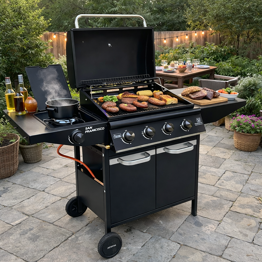 Grill gazowy z dodatkowym palnikiem do gotowania – kiedy naprawdę warto dopłacić