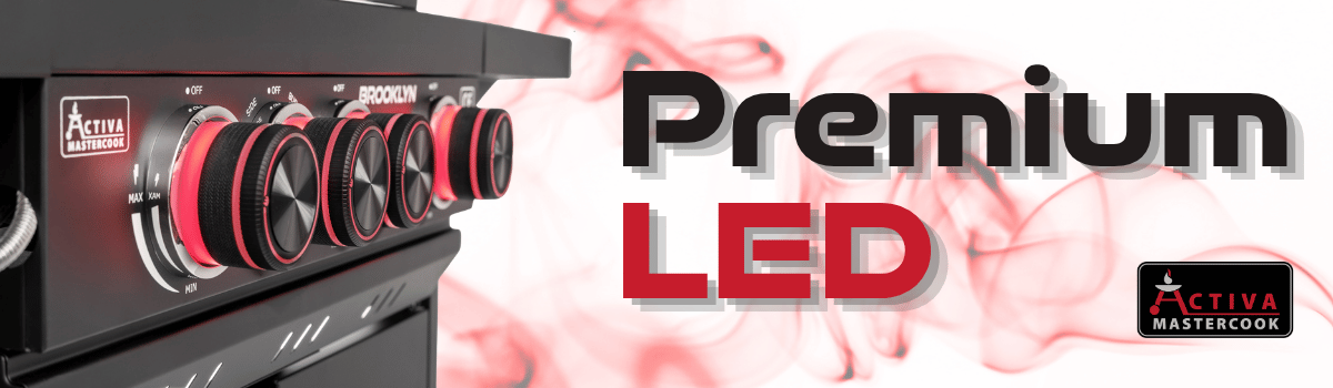 GRILL GAZOWY BROOKLYN 3+1 (8,4 +2,5 kW) - 19741GB LED HEAD_BROOKLYN_LED