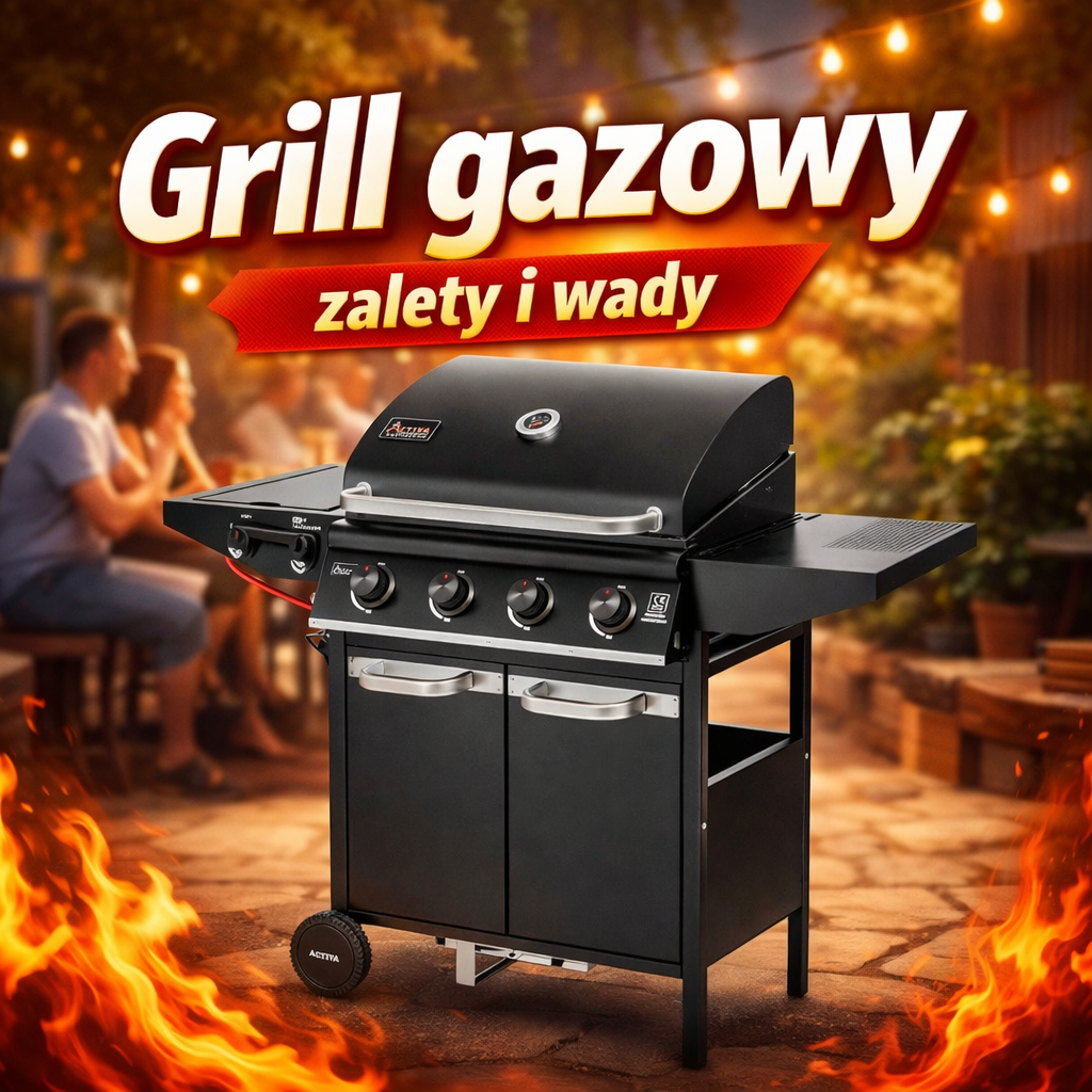 Grill gazowy – zalety i wady. Czy to dobry wybór do ogrodu?