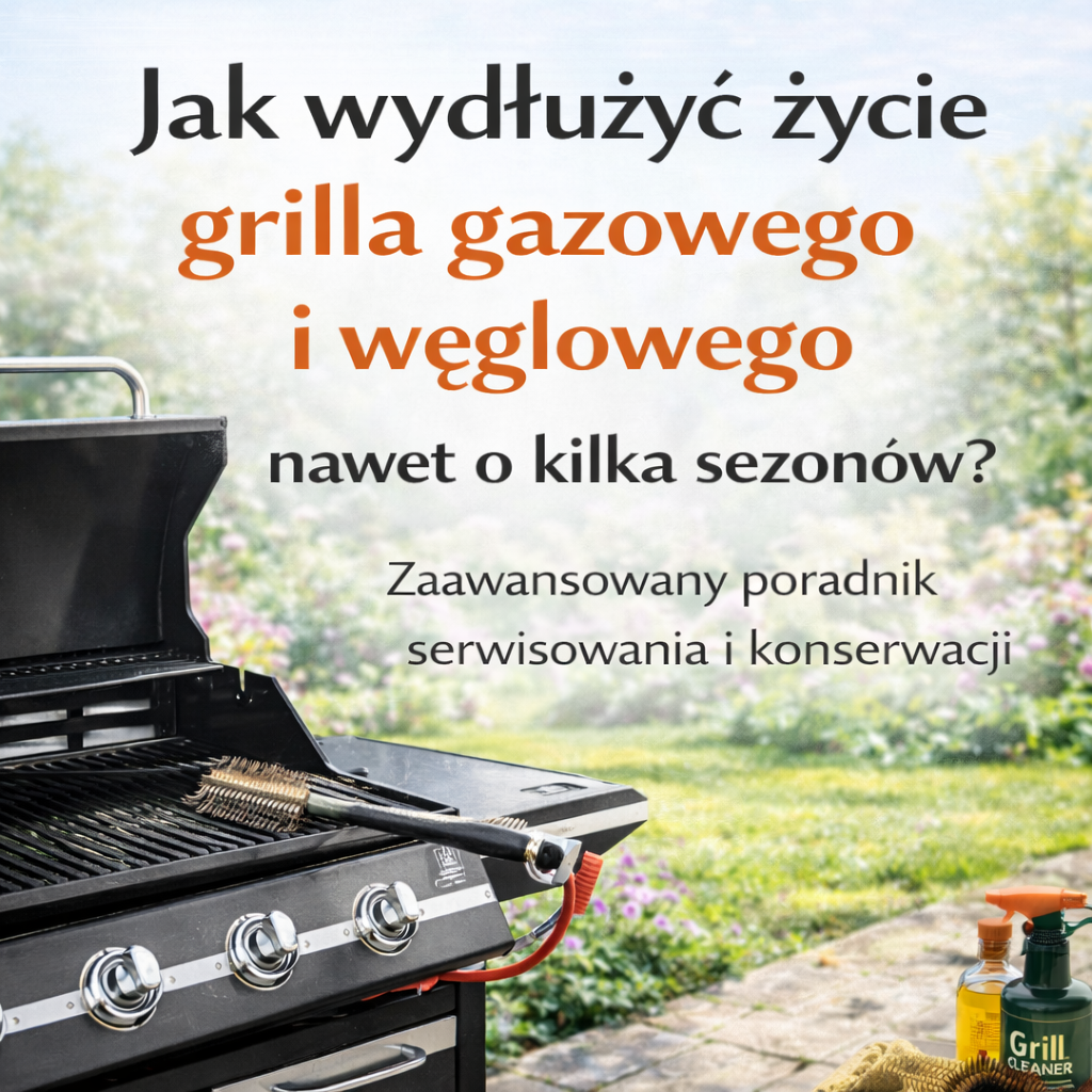 Jak wydłużyć życie grilla gazowego i węglowego nawet o kilka sezonów? Zaawansowany poradnik serwisowania i konserwacji