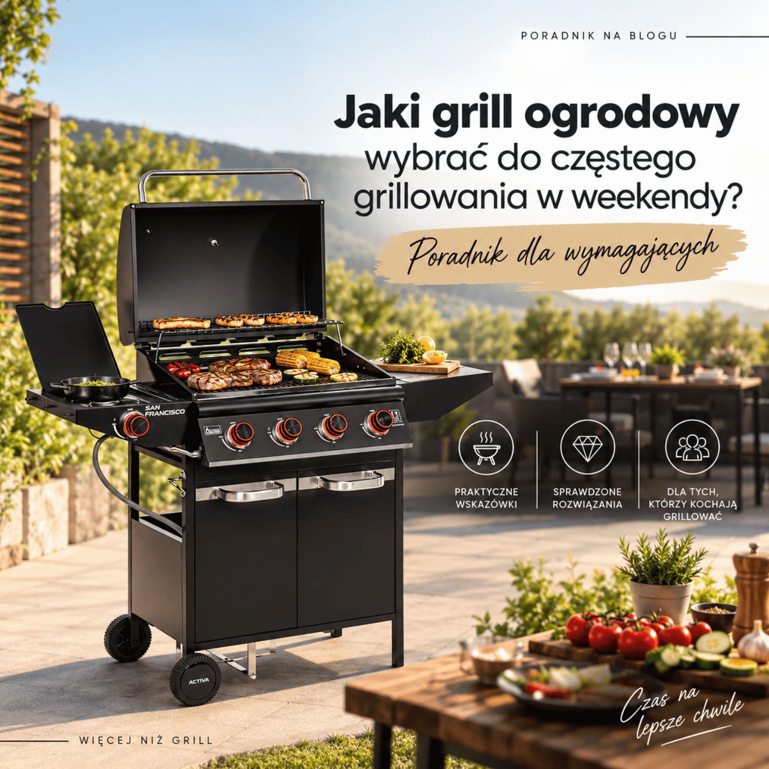 Jaki grill ogrodowy wybrać do częstego grillowania w weekendy? Poradnik dla wymagających