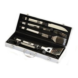KOMPLET SZTUĆCÓW DO GRILLOWANIA W WALIZCE - INOX - 16100
