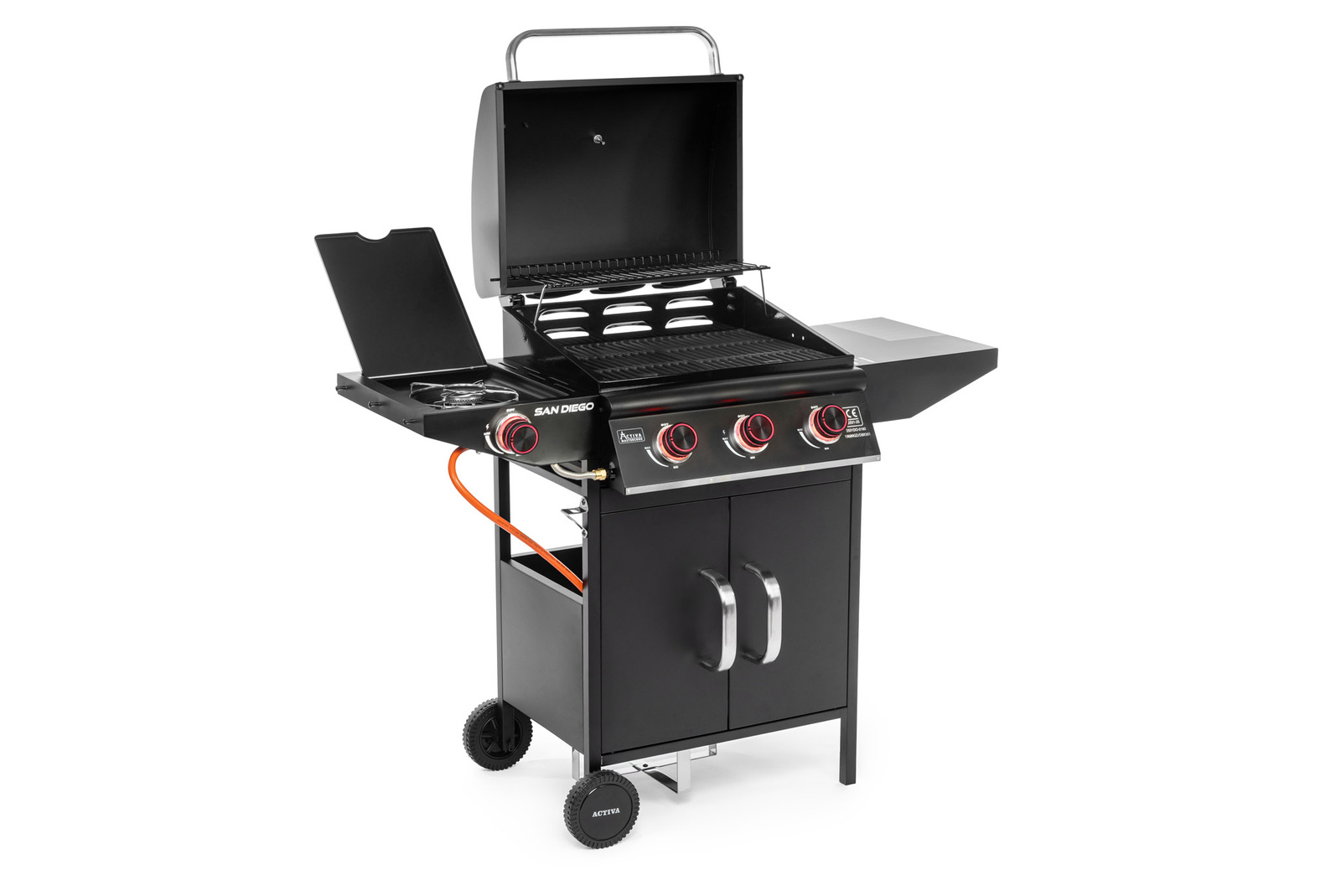 GRILL GAZOWY SAN DIEGO 3+1 (9,6 + 3,2 kW) - 19689GD LED pol_pl_GRILL-GAZOWY-SAN-DIEGO-3-1-9-6-3-2-kW-19689GD-LED-333_6