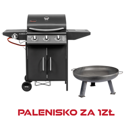 GRILL GAZOWY ALABAMA III 3+1 (9,6 + 3,2 kW) + POKROWIEC - 19789GD + SICILIA za 1zł