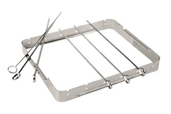 SZPIKULCE DO SZASZŁYKÓW NA STOJAKU 6 szt dł. 34 cm - 15407