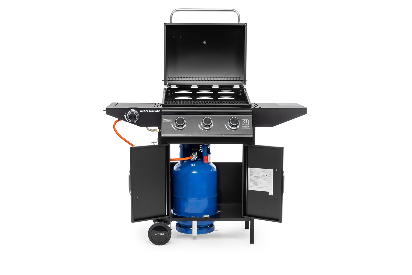 GRILL GAZOWY SAN DIEGO 3+1 (9,6 + 3,2 kW) - 19689GD LED pol_pl_GRILL-GAZOWY-SAN-DIEGO-3-1-9-6-3-2-kW-19689GD-LED-333_4