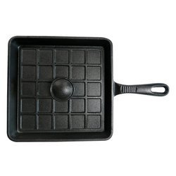 PATELNIA ŻELIWNA Z POKRYWKĄ 21 x 21 cm - 20040