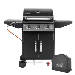 GRILL GAZOWY SAN DIEGO 3+1 (9,6 + 3,2 kW) - 19689GD LED