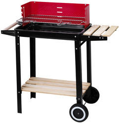 GRILL WĘGLOWY WÓZEK BOSTON 48 x 28 cm - 10800