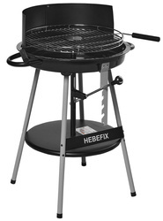 GRILL WĘGLOWY OKRĄGŁY HEBEFIX śr. 47 cm  - 10560