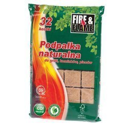 PODPAŁKA DO ROZPALANIA GRILLA, KOMINKA, PIECA, 24 KOSTKI - 19326